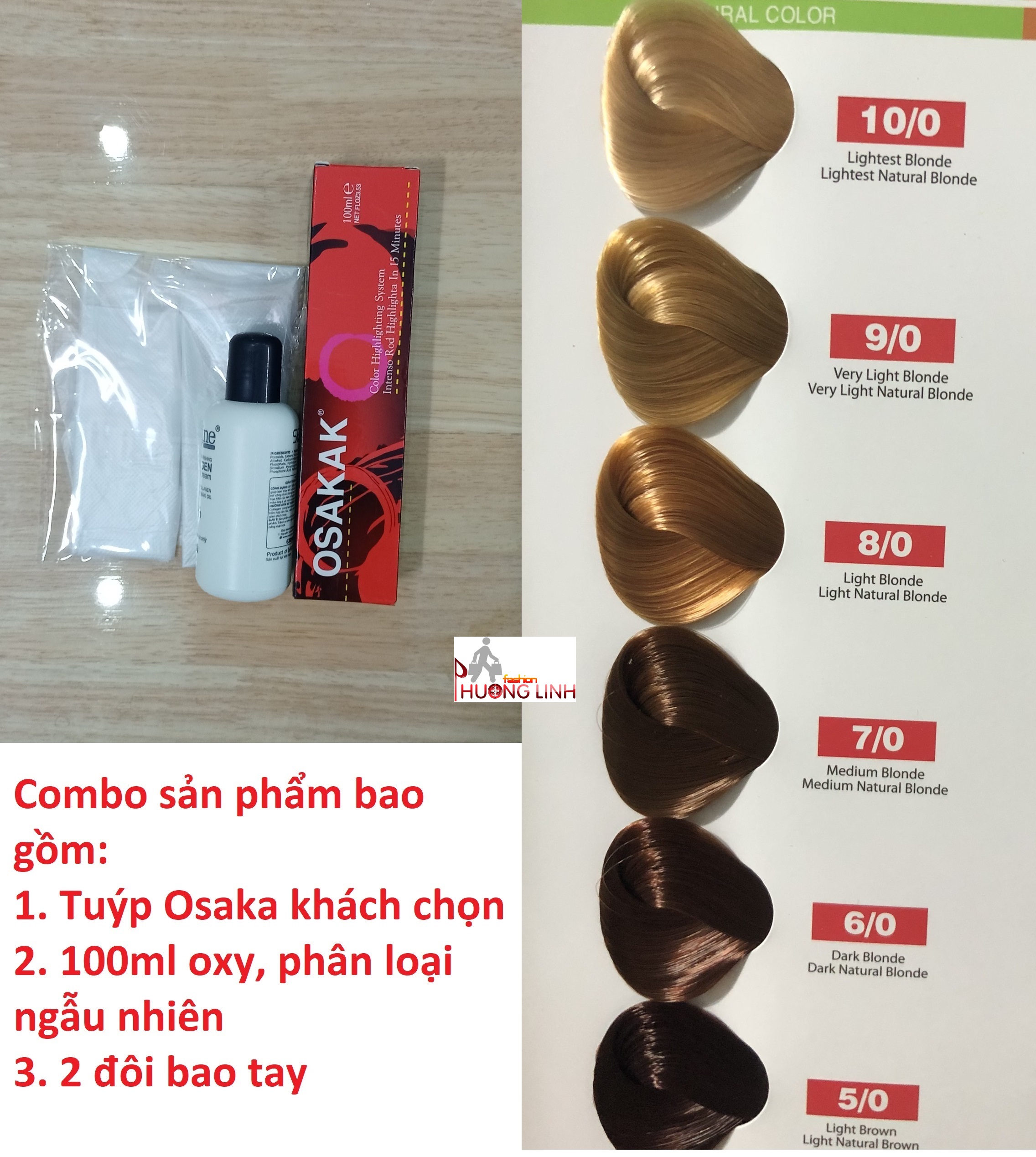 [HCM] Thuốc nhuộm OsakaK, có oxy