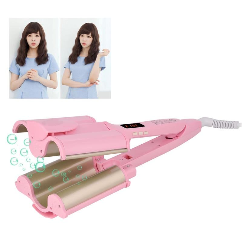 Automatic ceramic hair curler adjustable temperature liquid crystal wire 32mm diameter does not hurt hair electric curler fast delivery