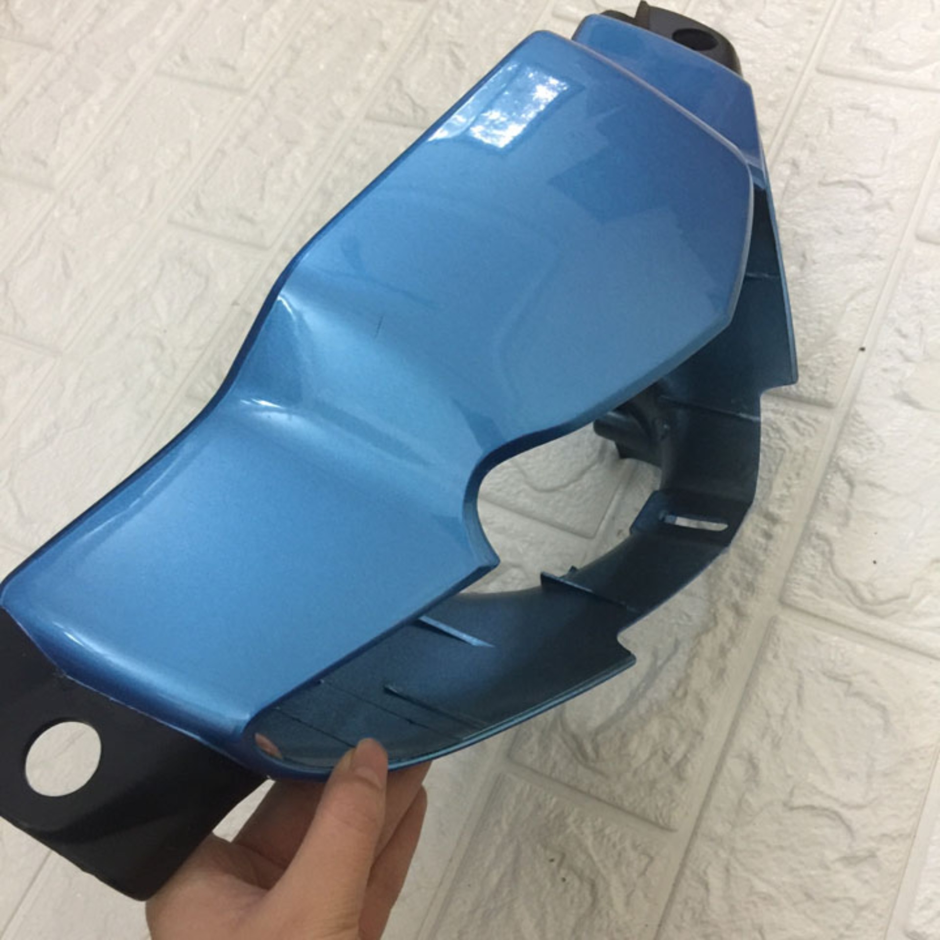 Ốp đầu trước xe máy,Đầu đèn 2 bóng phanh cơ xe Wave ZX, Wave 110, Wave Alpha 2002-2006