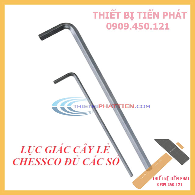 Lục giác lẻ đủ các số chessco full size đủ các số từ 1mm - 19mm cao cấp thép không gỉ