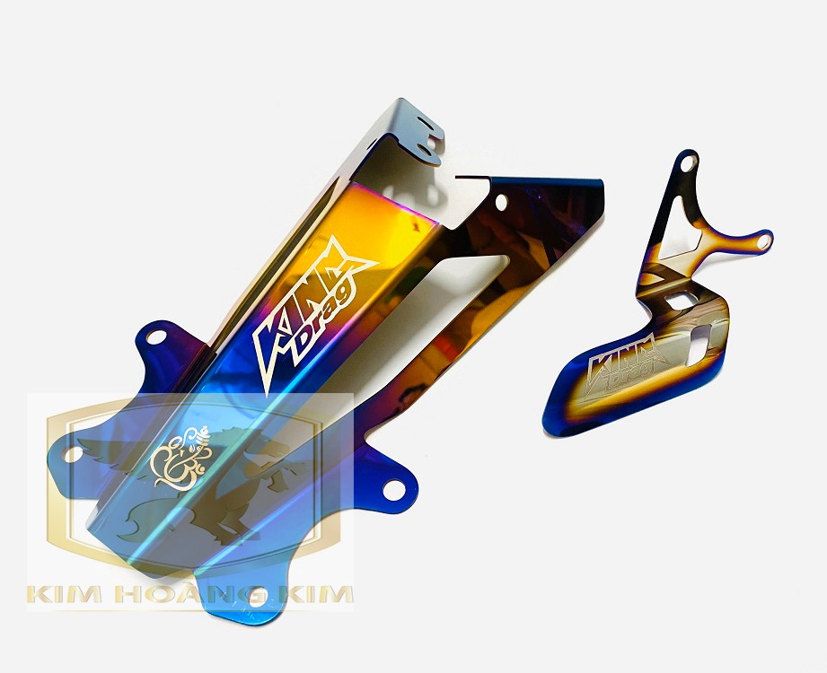 Combo đuôi dè Kingdrag và pát che pô Kingdrag gắn Exciter 150