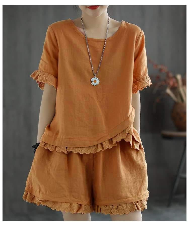 SET BỘ THỜI TRANG ĐÙI PHỐI REN SIÊU XINH