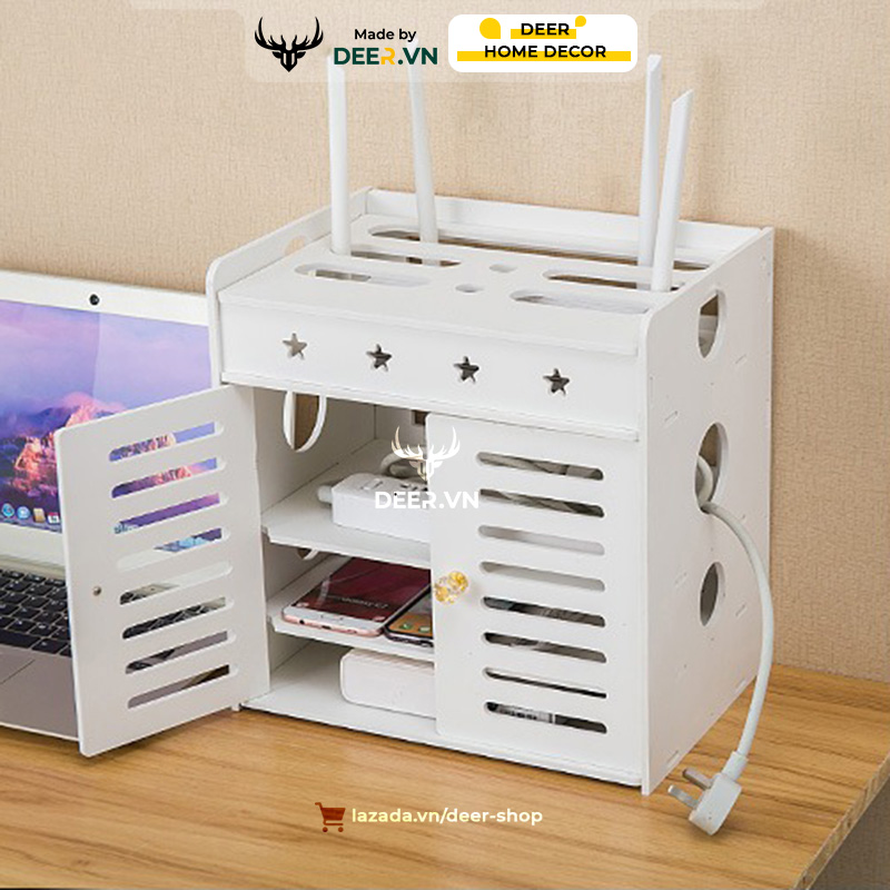 DEER - Hộp Đựng Ổ Điện - Đựng Thiết Bị Wifi