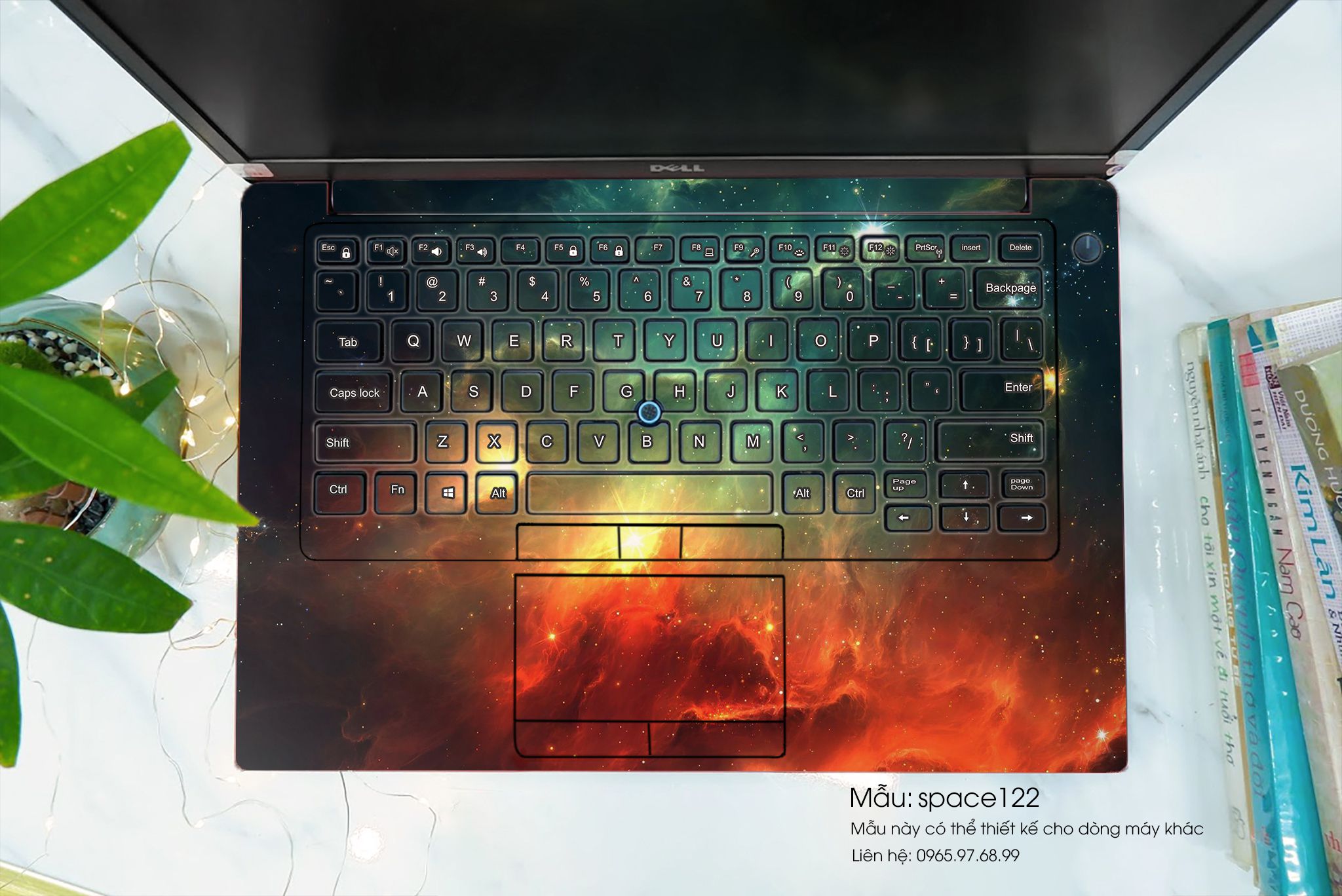 Decal Skin dán Surface Pro / Laptop / Go / Book mẫu không gian (inbox mã máy cho shop)