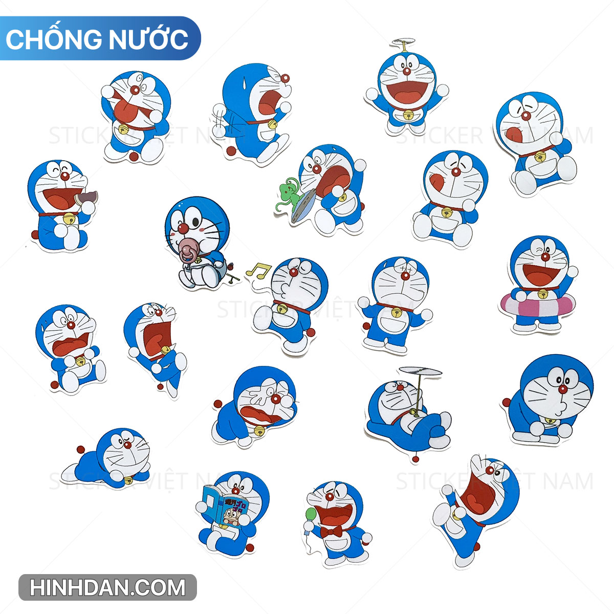 Sticker Doraemon Dễ Thương sẽ đem đến cho bạn cảm giác như đang ở trong một bộ phim anime, có những chuyến phiêu lưu tuyệt vời cùng Doremon đáng yêu. Download ngay để thêm khẩu hiệu, cảm xúc vào tin nhắn của bạn.