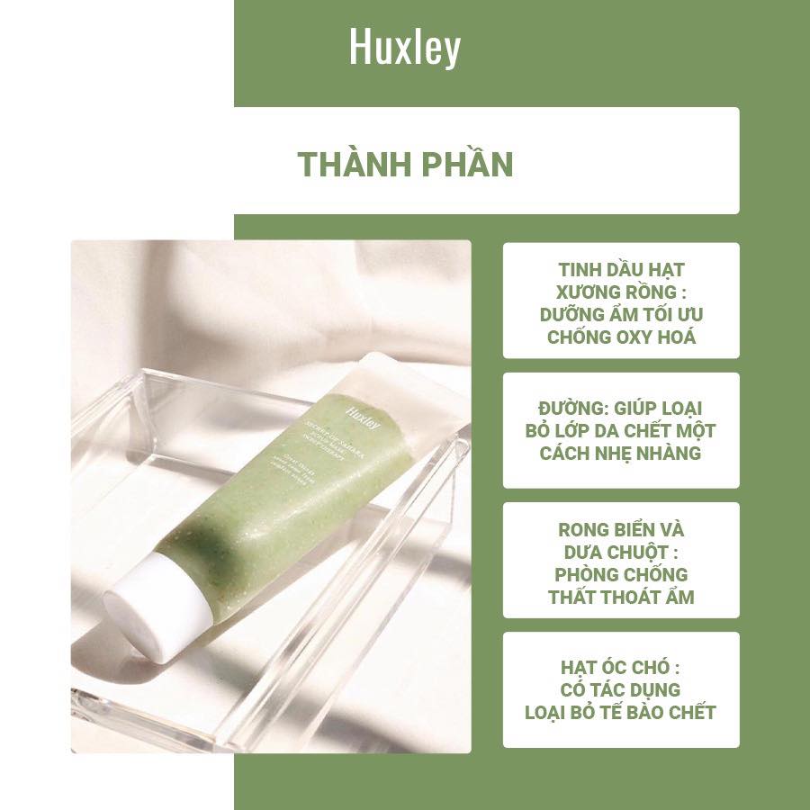 [Huxley] Tẩy tế bào chết mặt Huxley Mini Scrub Mask
