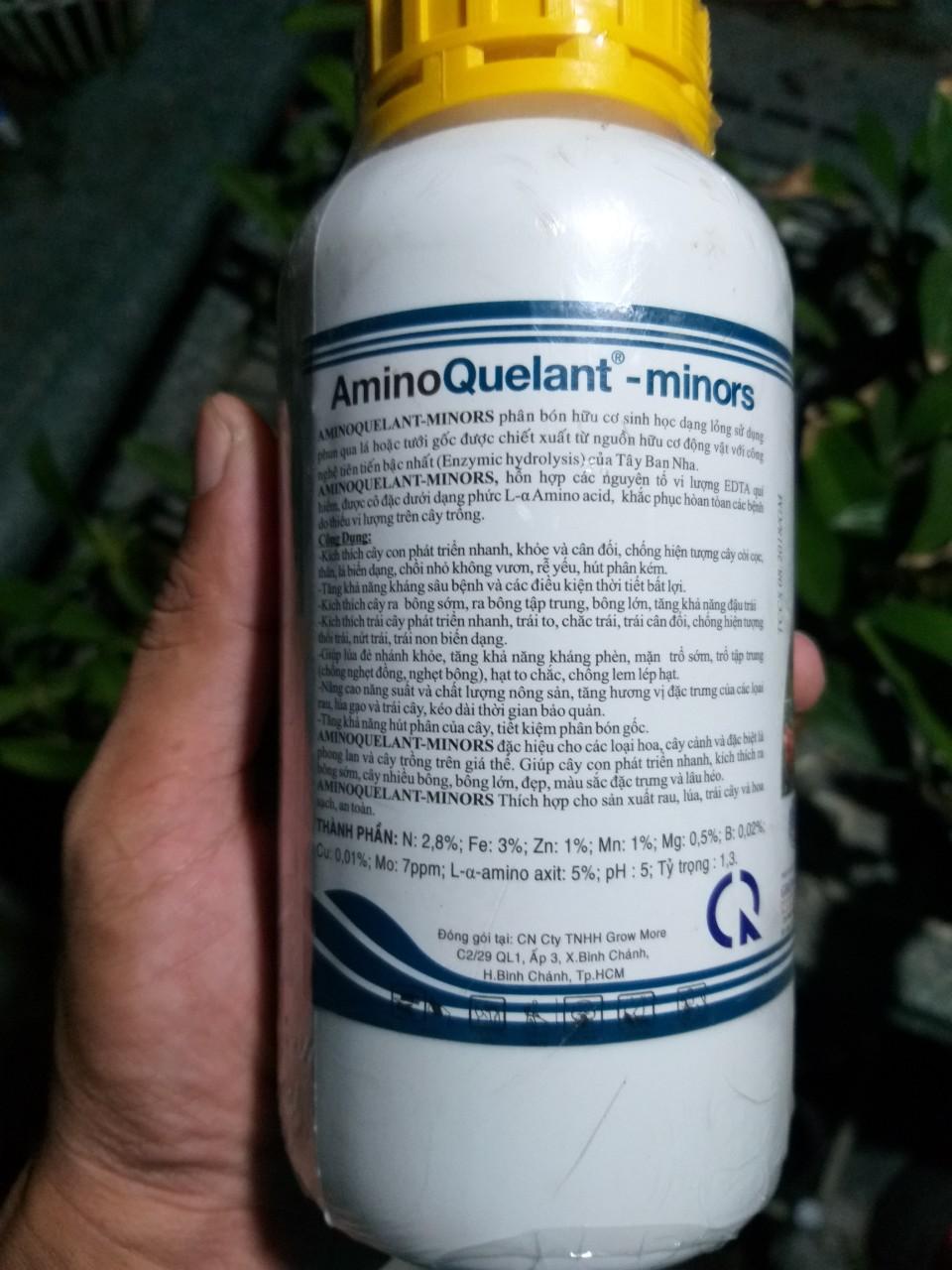 phân bón lá vi lượng amino quelant minos 100ml