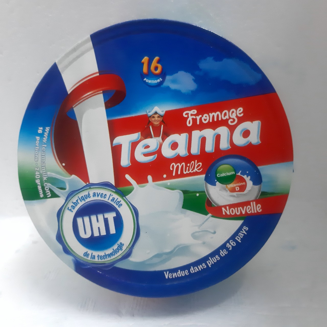 Thùng phô mai Teama Ai Cập hộp 16 miếng (24hộp)