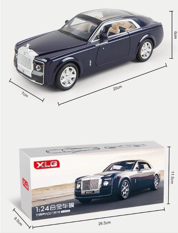 Xe Mô Hình Rolls - Royce Sweptail  1:24 XLG