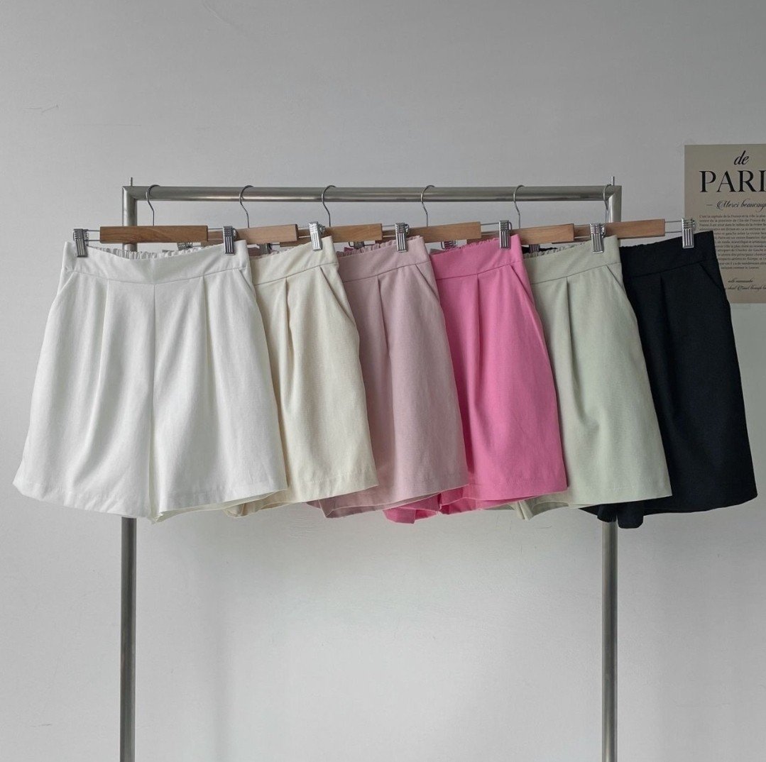 [ogniM Seoul] Korean-style slim fit cotton shorts (Made in Korea)