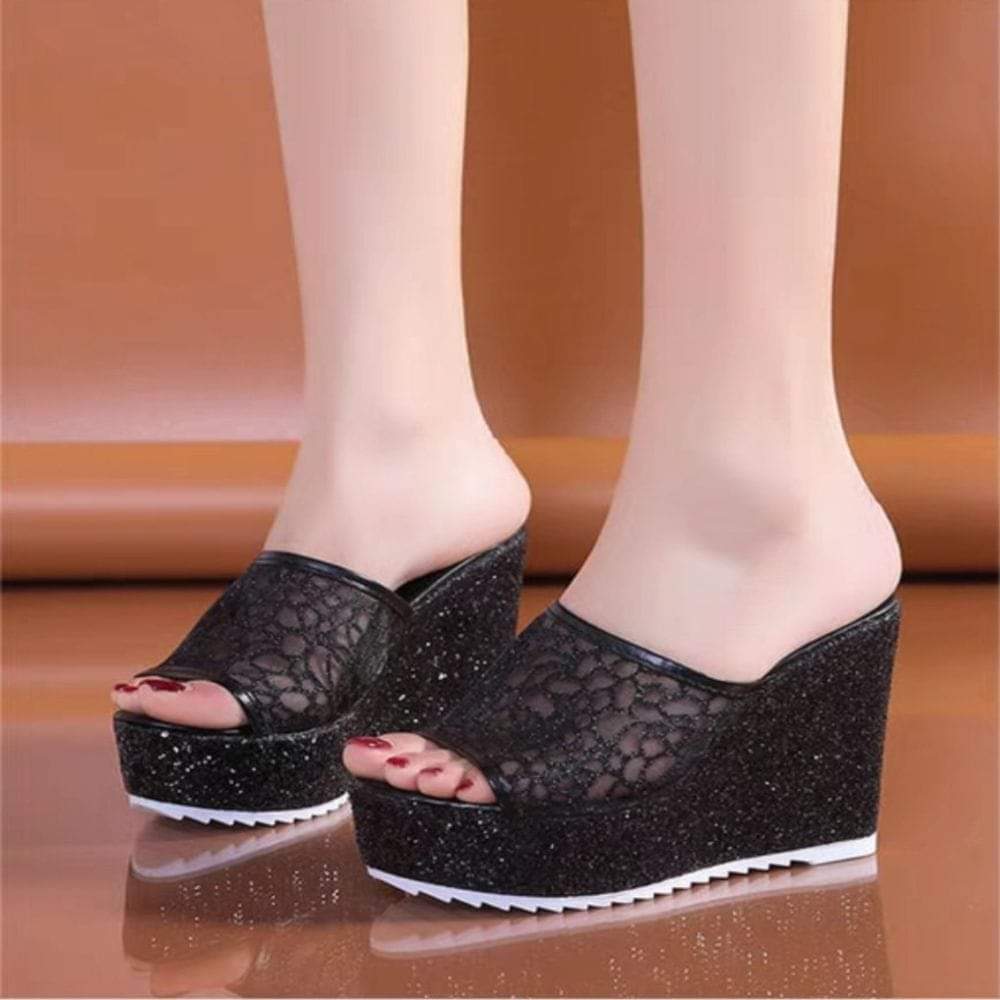 Dép đế xuồng ren 10f