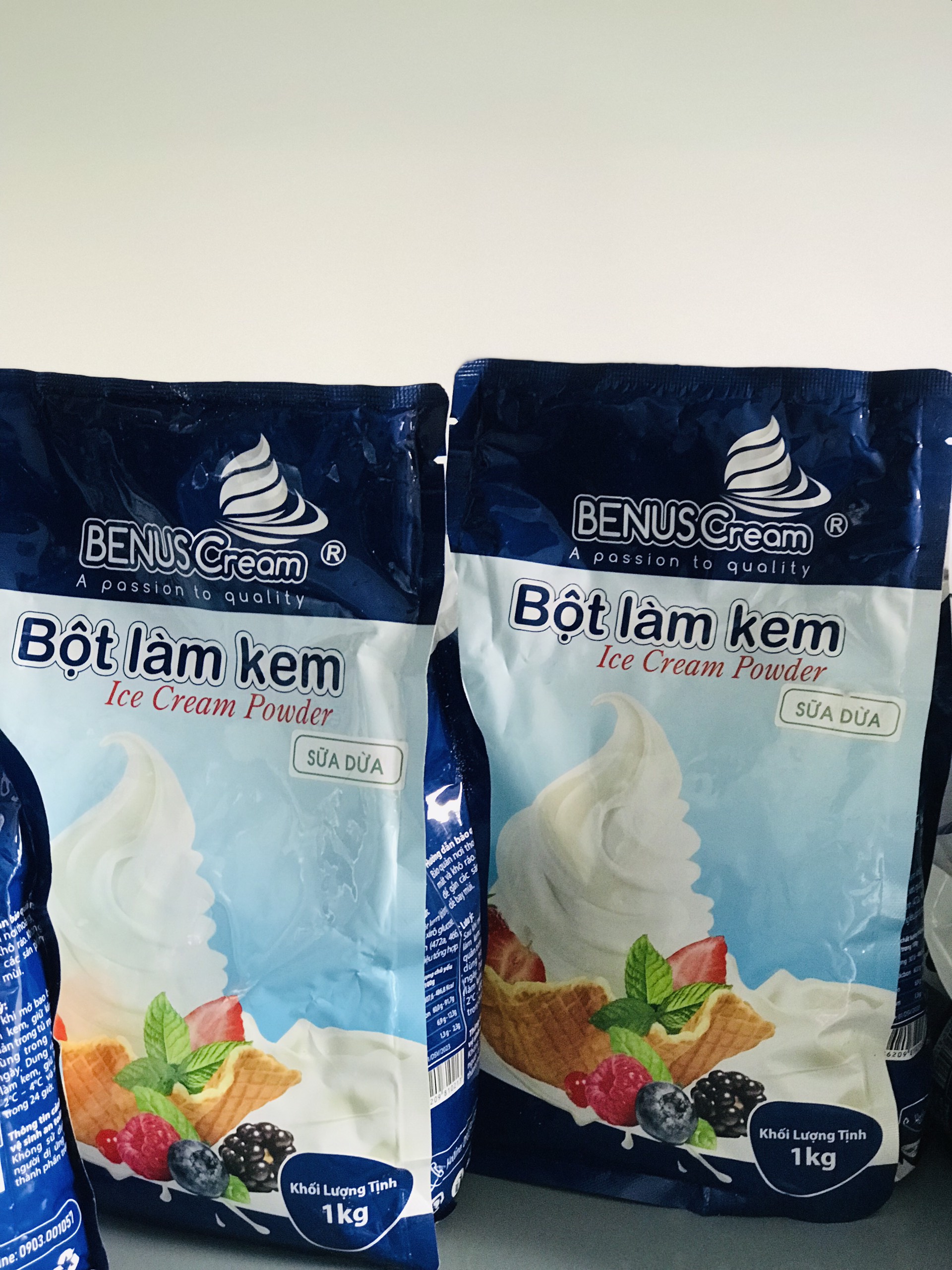 Bột làm kem tươi - Kem Bạc Hà