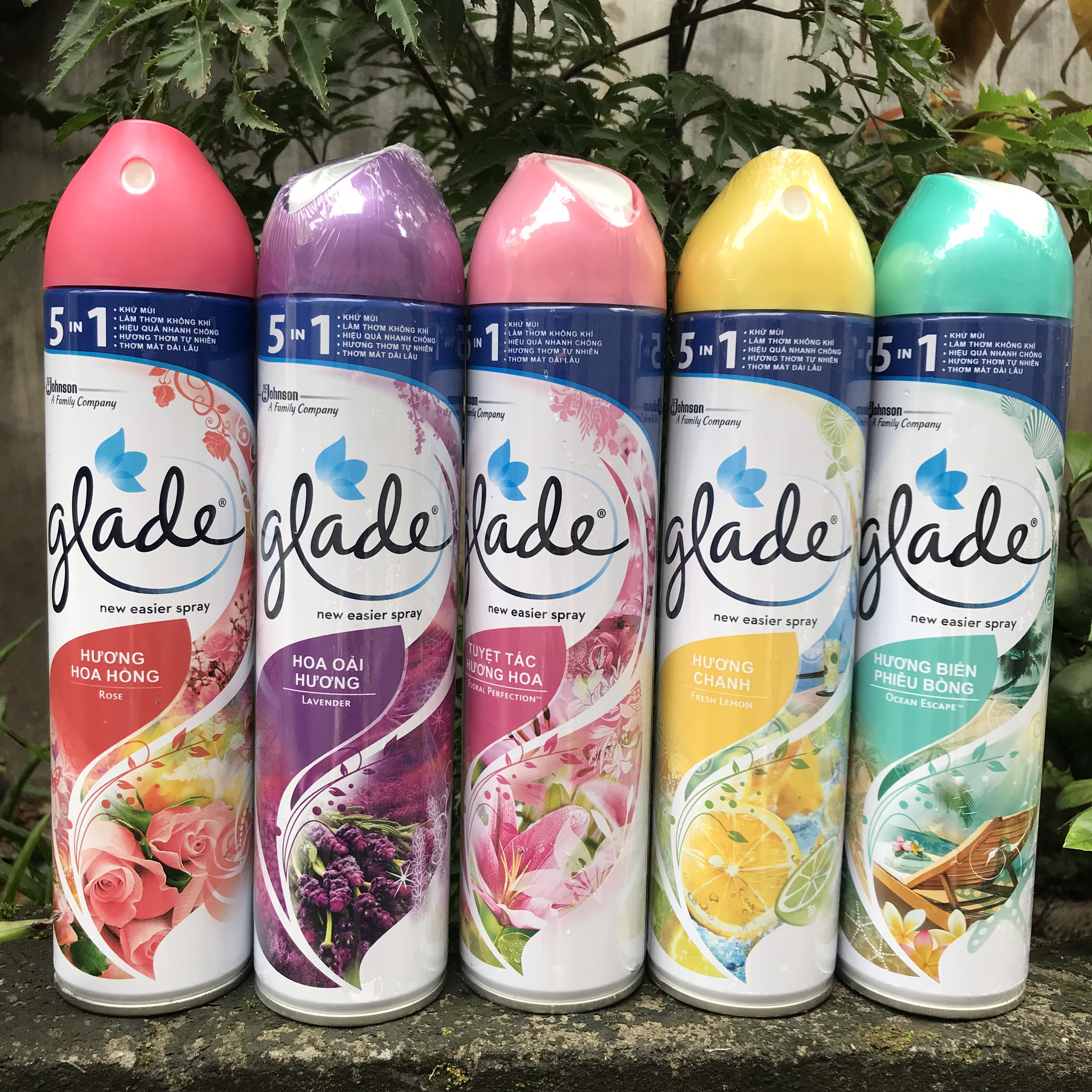 Xịt phòng Glade 280ml (Chính hãng - Nhiều mùi hương)