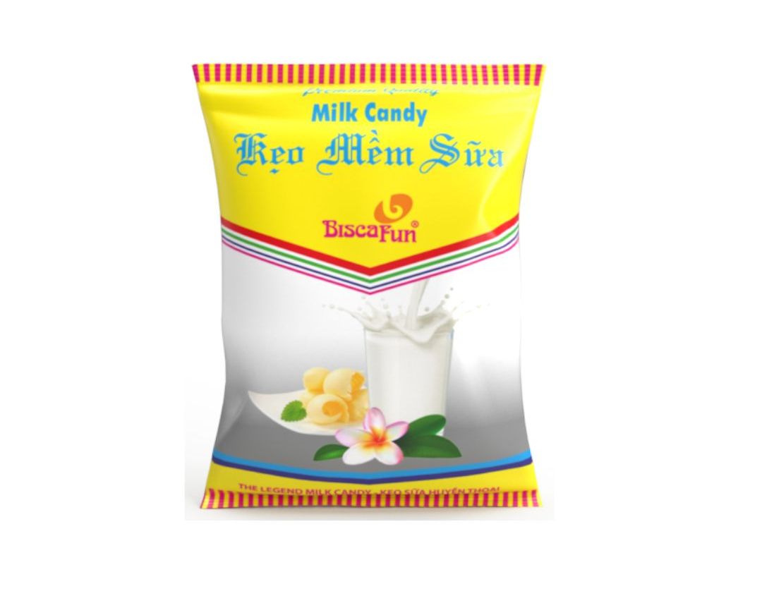 1 Gói Kẹo Mềm Sữa 65g - Biscafun