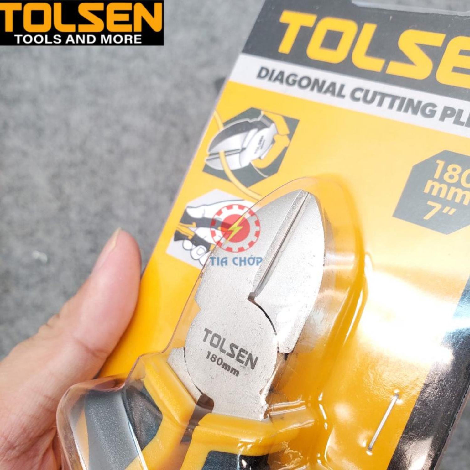 Kìm cắt TOLSEN 7"/180mm 10004