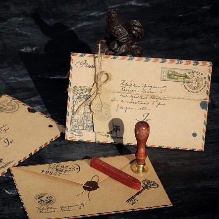 [HCM]Set phong bì thư vintage cổ điển