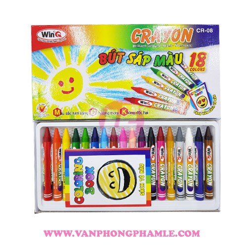Sáp 18 màu winq cr-08