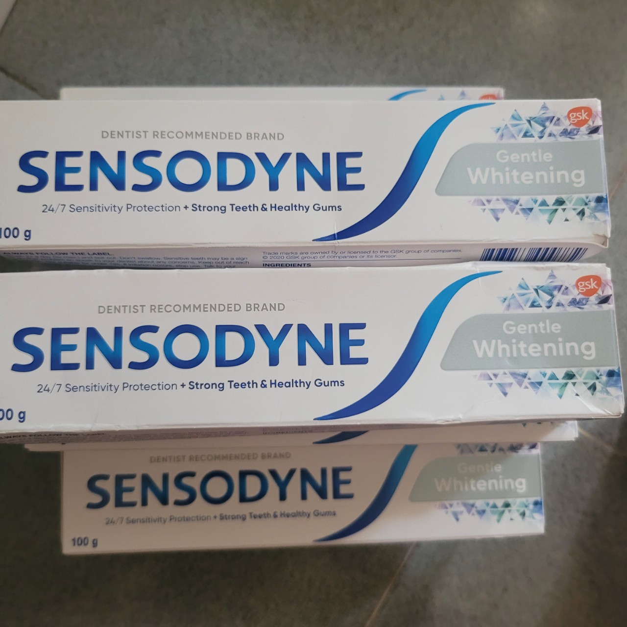 Kem đánh răng sénodyne whitening chống ê buốt 100g