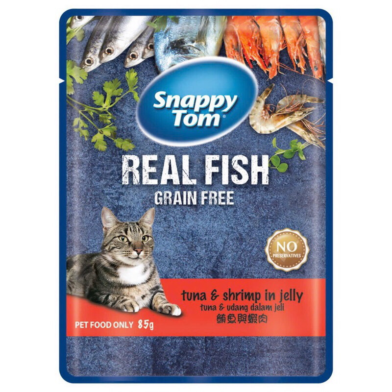 Pate mèo Snappy Tom 85g