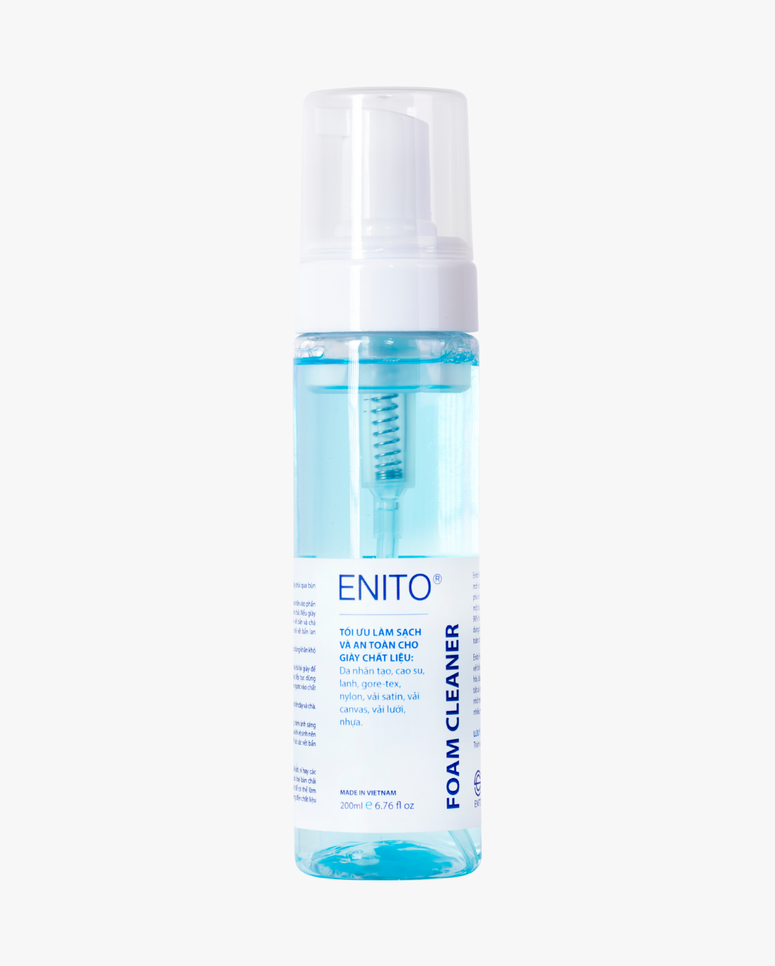 [Chính hãng] [Ảnh thật] Sản phẩm vệ sinh giày dạng bọt Enito Foam Cleaner 200ml