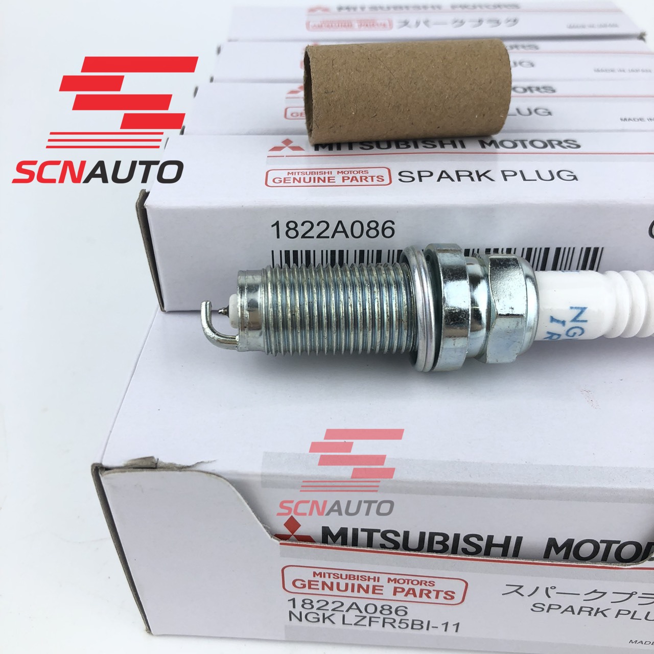 Bộ 4 cái Bugi Mitsubishi Chân kim (Xpander/ Mirage/ Attrage/ Grandis/ Galant/Outlander/Pajero Sport/V93) mã  1822A086