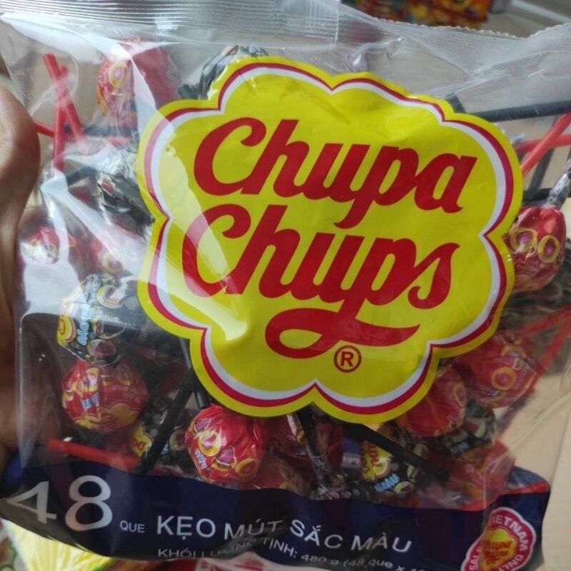 Kẹo Mút Hương Hỗn Hợp Chupa Chups 50 Que x 10g