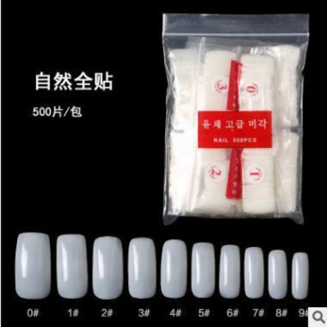 Móng giả dán và nối móng Nail gói 500 móng