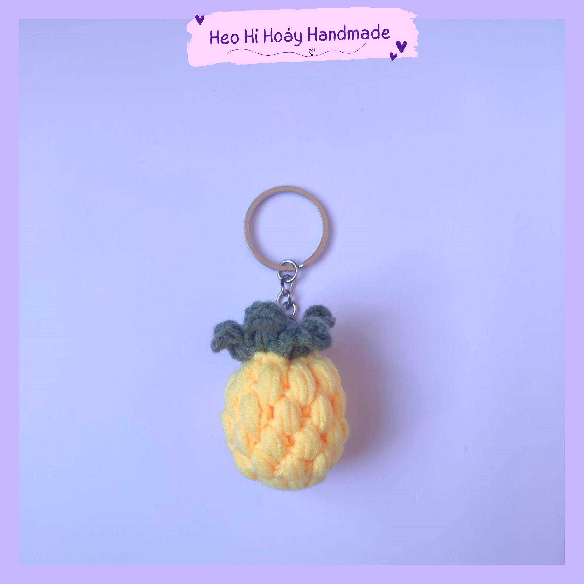 Móc Khóa Quả Dứa Bằng Len By Heo Hí Hoáy