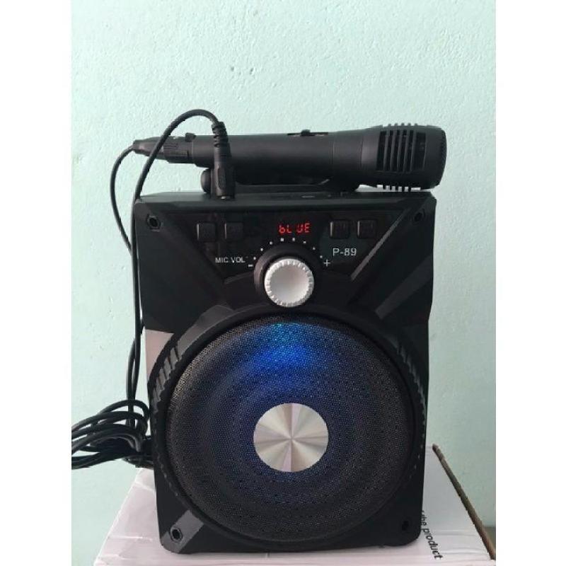 Loa Bluetooth P88 / P89 Tặng Micro Hát Karaoke giá rẻ