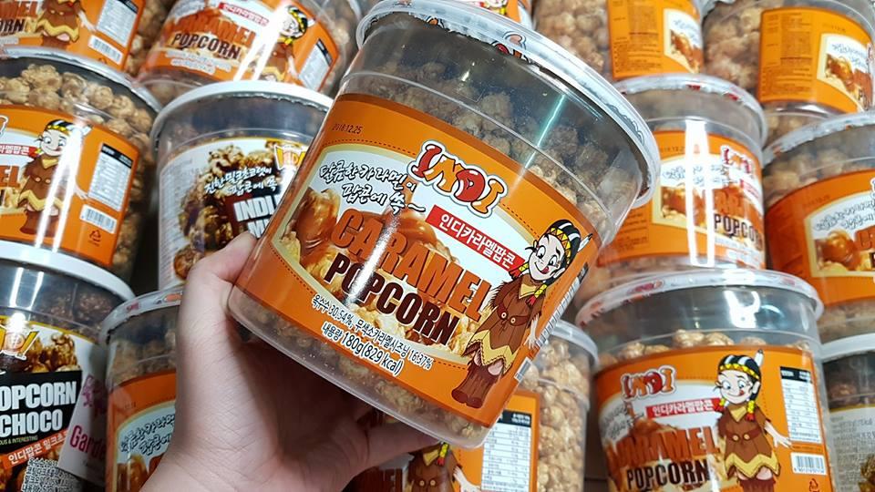 Bắp Nổ Hàn Quốc Caramel Popcorn Hộp 180 Gram