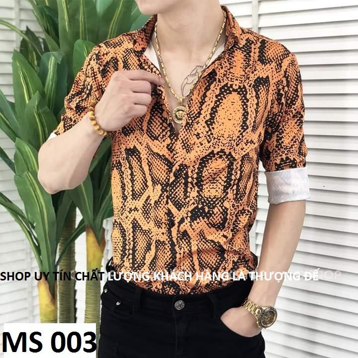 [HCM]ÁO SƠ MI SIÊU PHẨM DA TRĂN HÀNG CHUẨN Y HÌNH 100%