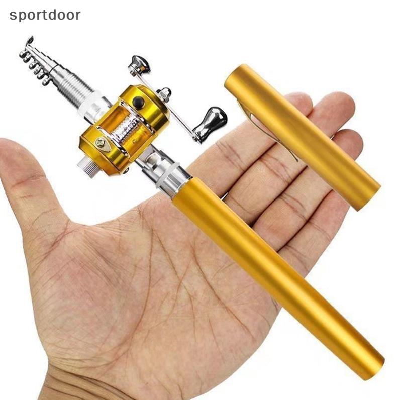 Cần Câu Cá Mini Hình Cây Bút Gấp Gọn Bỏ Túi