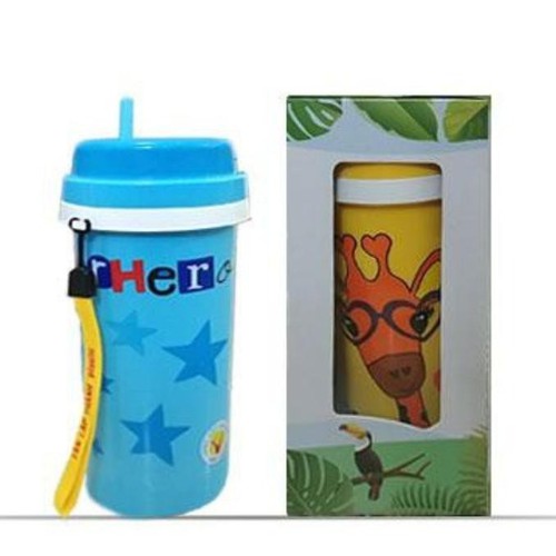 BÌNH GỮI NHIỆT 500ml cho bé đi học- Có quai sách- Giữ lạnh 5 tiếng