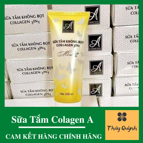 [HCM]Sữa tắm trắng không bọt colagen 3 in 1