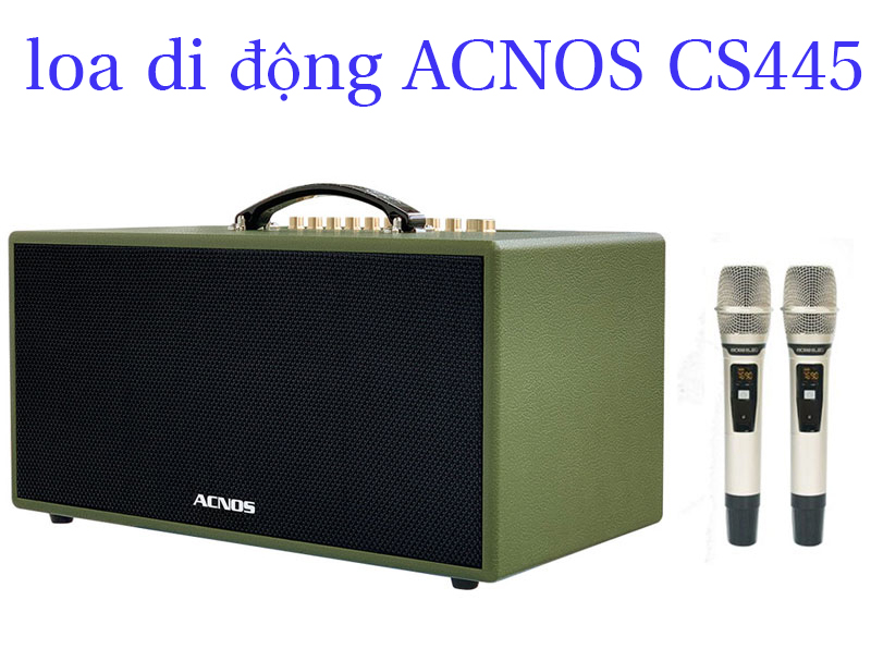 Dàn Âm Thanh Di Động ACNOS CS445- Hệ Thống 2 Loa Full 6.5 Inch Và 2 Loa Treble- Công Suất Lên Đến 450W- Kết Nối Bluetooth 5.0, Cổng Quang - Kết Nối Với Các Thiết Bị Thông Minh Khác Dễ Dàng Qua Cloudkaraoke