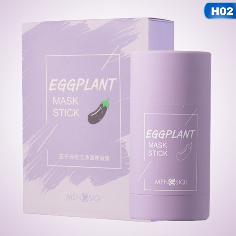 Mặt nạ đất set trà xanh Dạng Lăn - Nạ Đất Set Cà Tím Trắng Da- Se Khít Lỗ Chân Lông- Mặt Nạ Trắng Sáng da