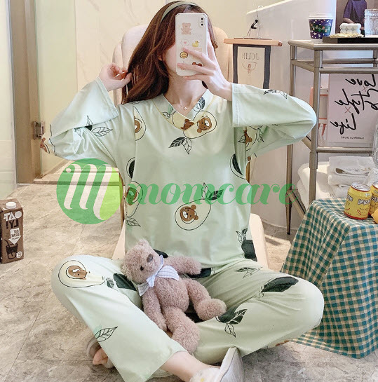 Bộ đồ bầu, đồ bộ sau sinh cho con bú ti LINK 1