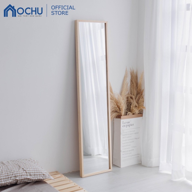 Gương Đứng Soi Toàn Thân Khung Gỗ OCHU - Mirror M - Natural