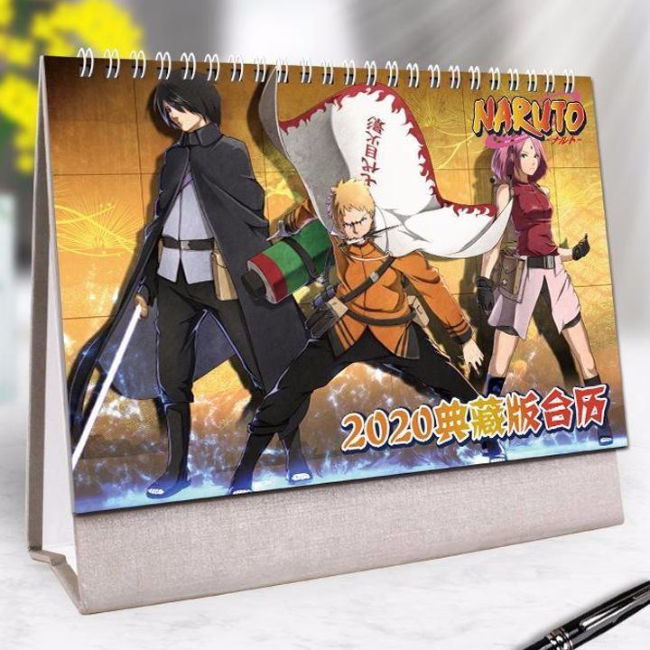 (Lịch 2021-2024) Lịch Naruto in ảnh đẹp anime chibi idols lịch để bàn