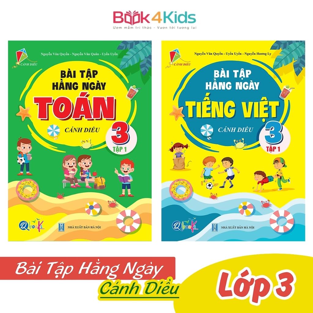 Sách - Combo Bài Tập Hằng Ngày Toán và Tiếng Việt 3 - Tập 1 - Cánh Diều