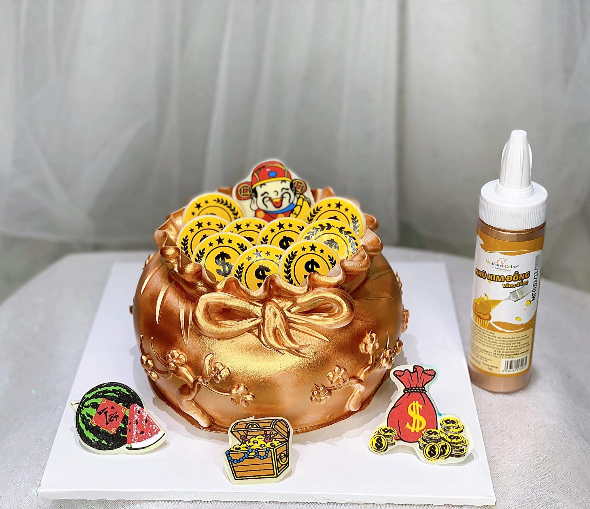 Màu Nhũ Phun Thực Phẩm - Unicorn color (Spray food color Unicorn)