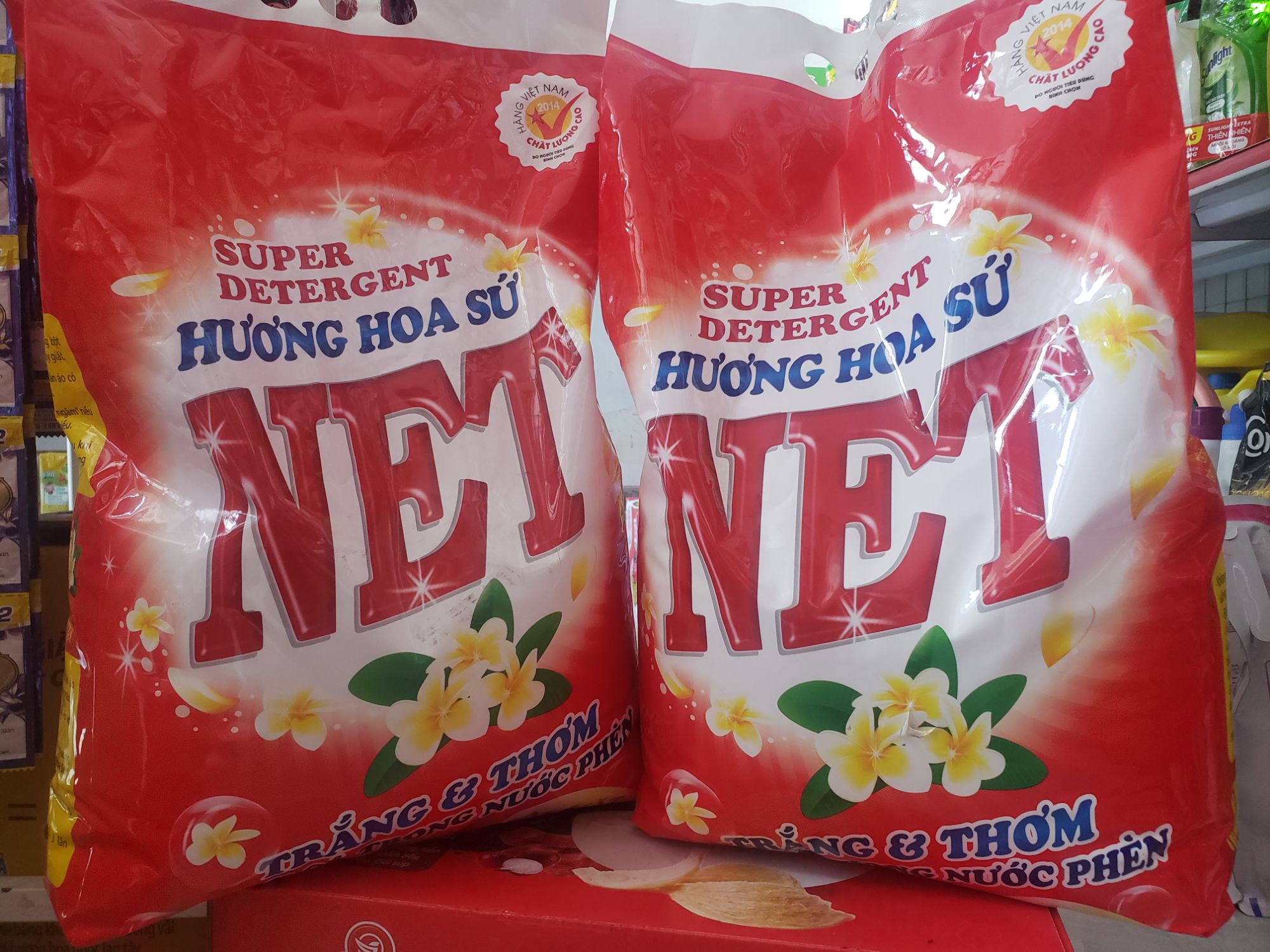 [HCM]Bột giặt NET hương hoa sứ 6kg