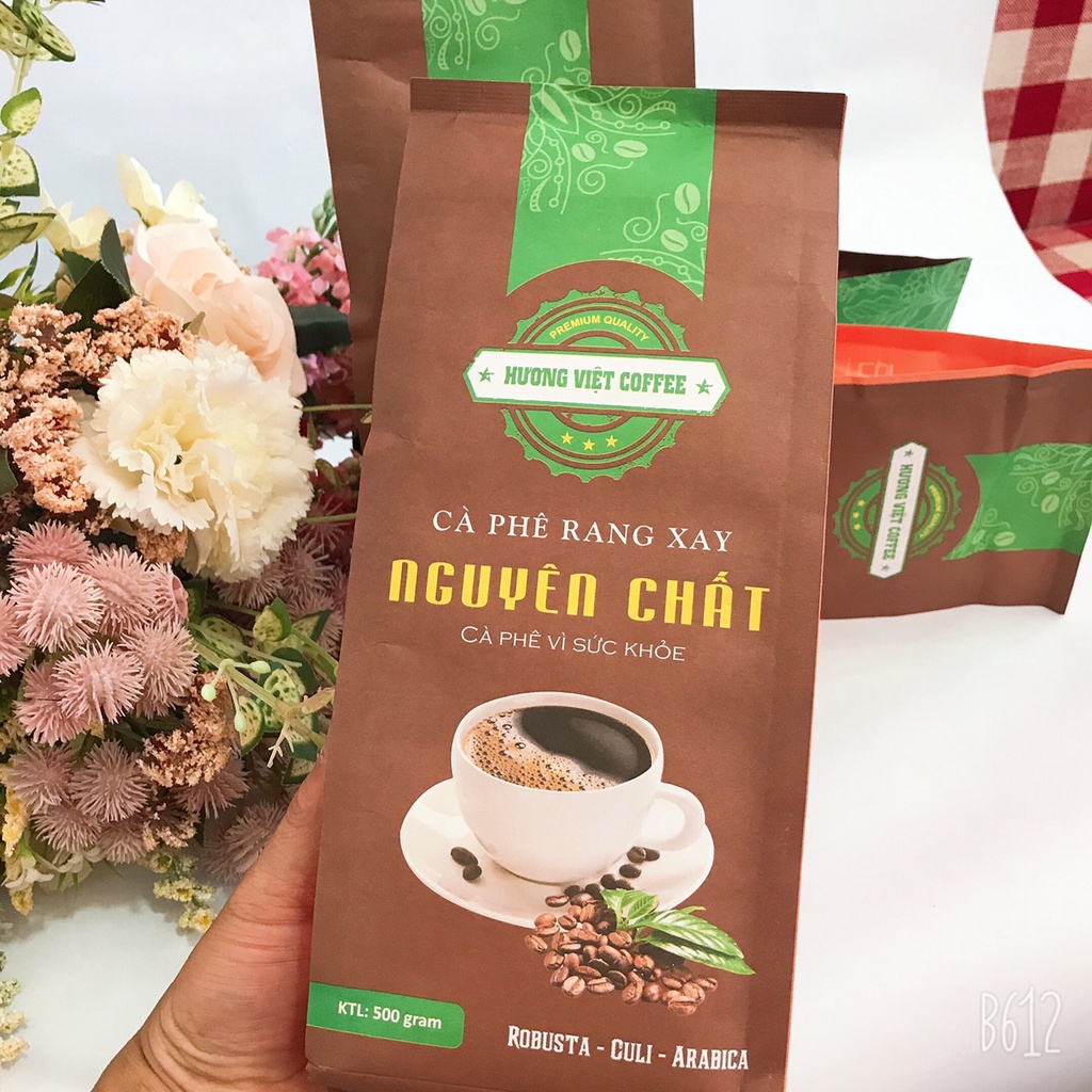 [Sỉ Cửa Hàng] Cà Phê Rang Mộc Robusta Chưa Xay Nguyên Hạt Rang Mộc