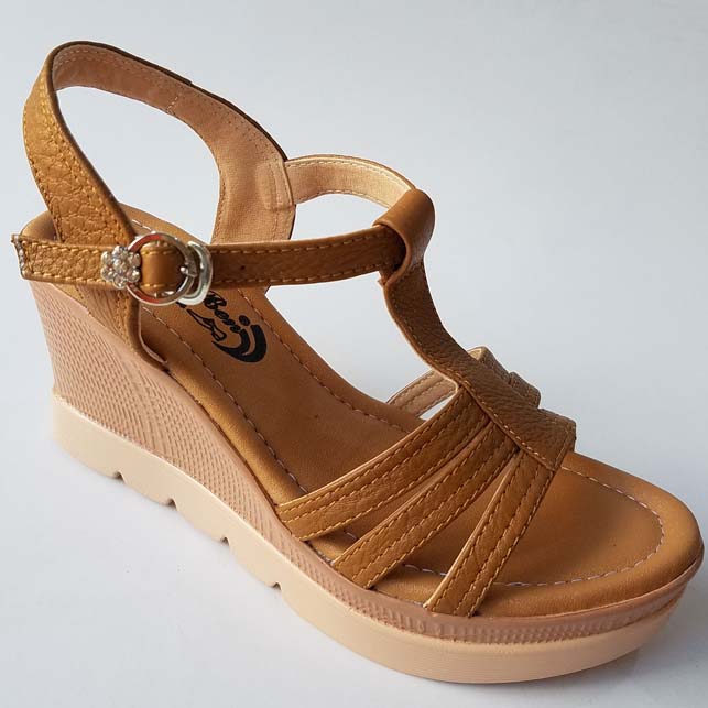 [HCM]Giày Sandal Nữ Đế Xuồng BIGBEN Da Bò Thật Cao Cấp