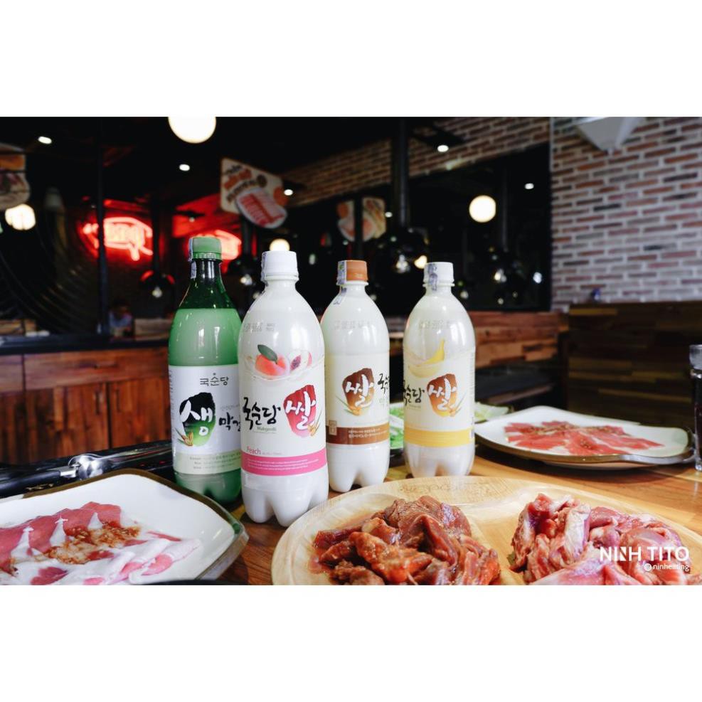Nước Gạo Lên Men Makgeolli 750Ml Hàn Quốc Tăng Thêm Hương Vị Cho Buổi Tiệc