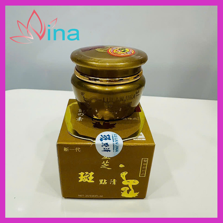 KEM LULANJINA SIÊU TRẮNG CHỐNG NHĂN NÁM TÀN NHANG 25G (KEM ĐÊM - TEM ĐỎ)