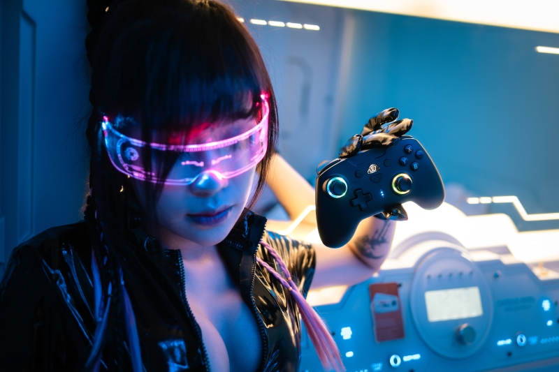 Tay game PXN 9619 RGB Bluetooth không dây Playstation / Xbox / Switch / PC / Windows / Android / iPhone / iPad / MacOS