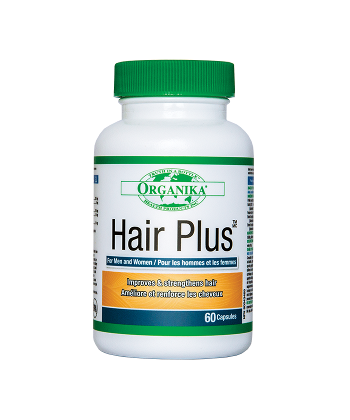 (Hộp 60 viên) HAIR PLUS ORGANIKA hỗ trợ tóc mọc tóc kích thích tóc nhanh dài