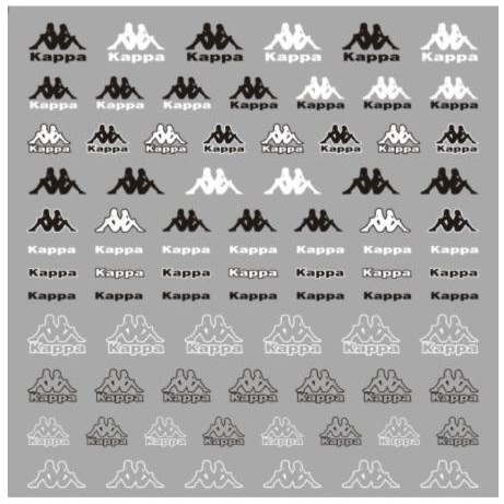 Sticker trang trí móng các logo thương hiệu