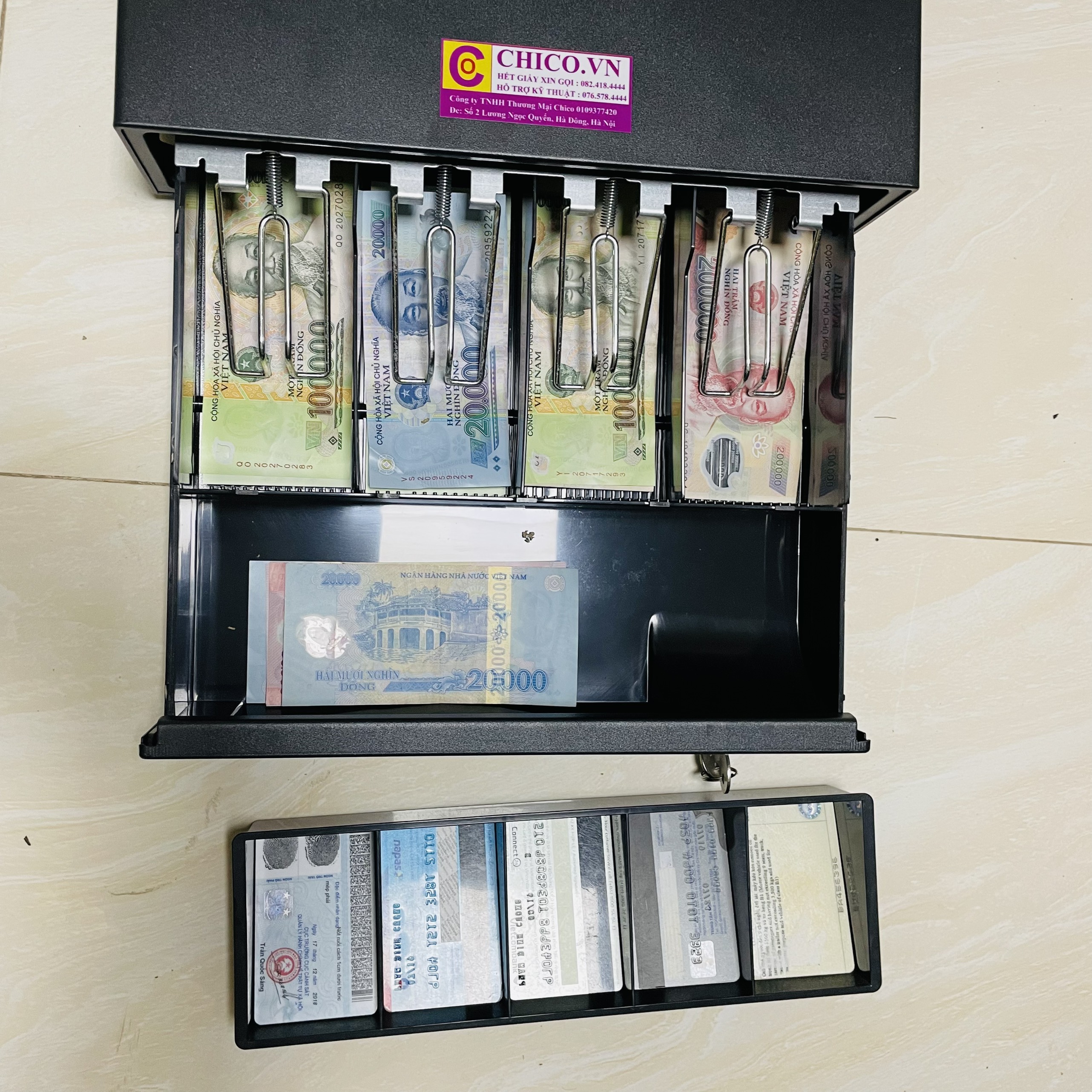 Két đựng tiền - két thu ngân Shangchen 335A